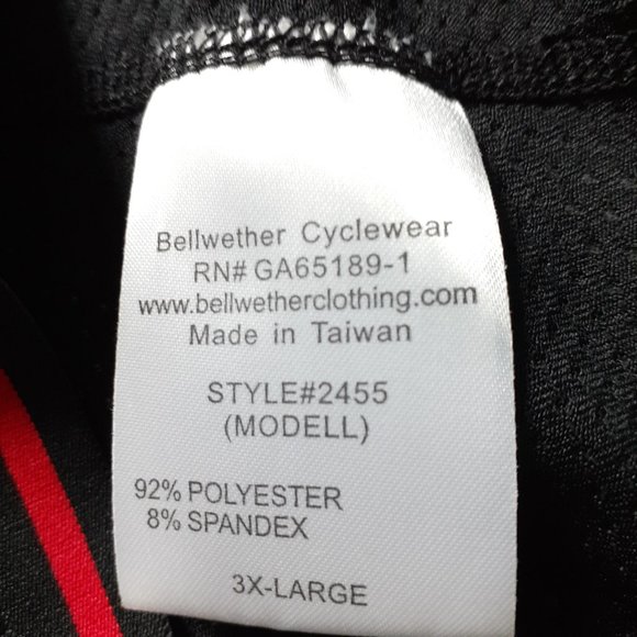 Bellwether Premium Mesh Men's Cycling Undershort/Pad in Black Size 3XL - Picture 3 of 14